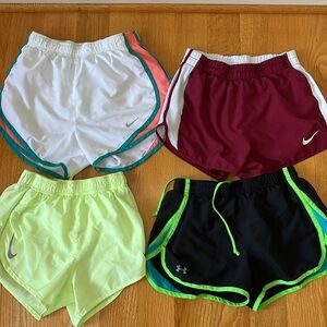 Nike Shorts Running Lot 4 Size XS Women’s